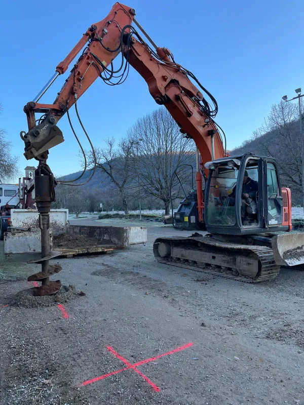 tarière puit fondation aveyron