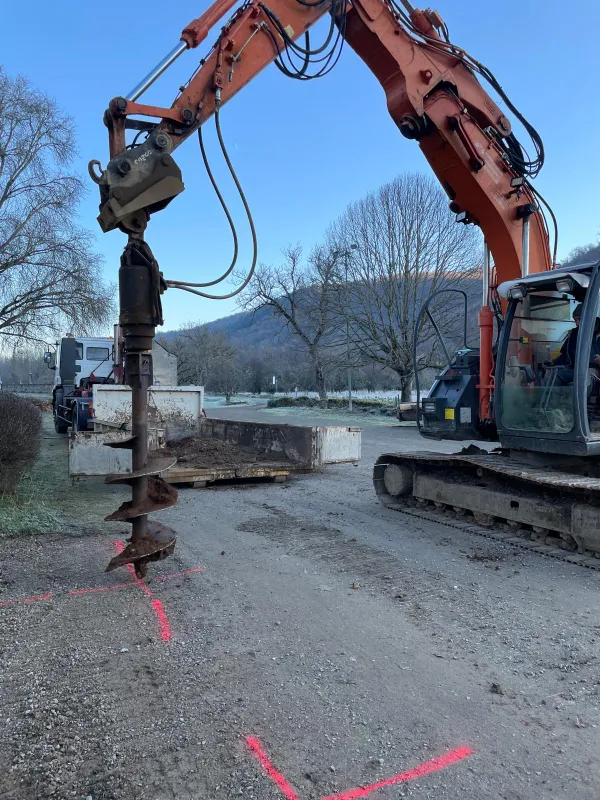 tarière puit fondation Tarn